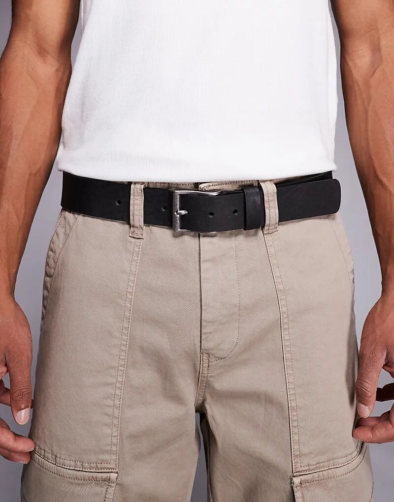 Повседневный кожаный ремень с заклепками River Island черного цвета
Повседневный кожаный ремень с заклепками River Island черного цвета