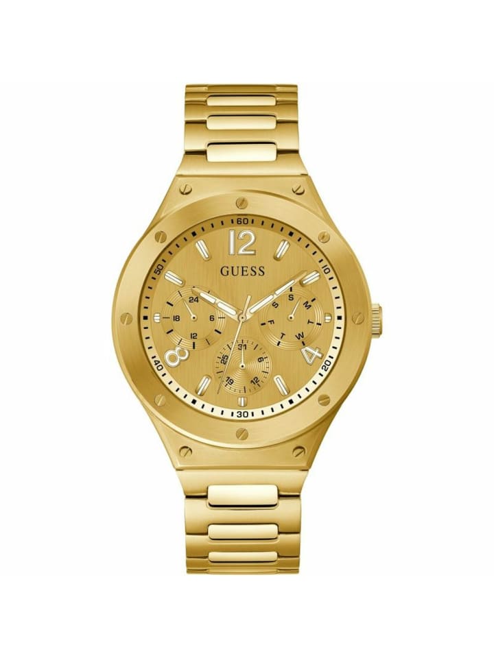 Guess Мужские аналоговые часы в золотом исполнении
Guess Мужские аналоговые часы в золотом исполнении
