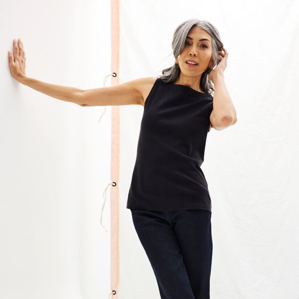 Женская майка-бато Croft & Barrow, черный
Женская майка-бато Croft & Barrow, черный