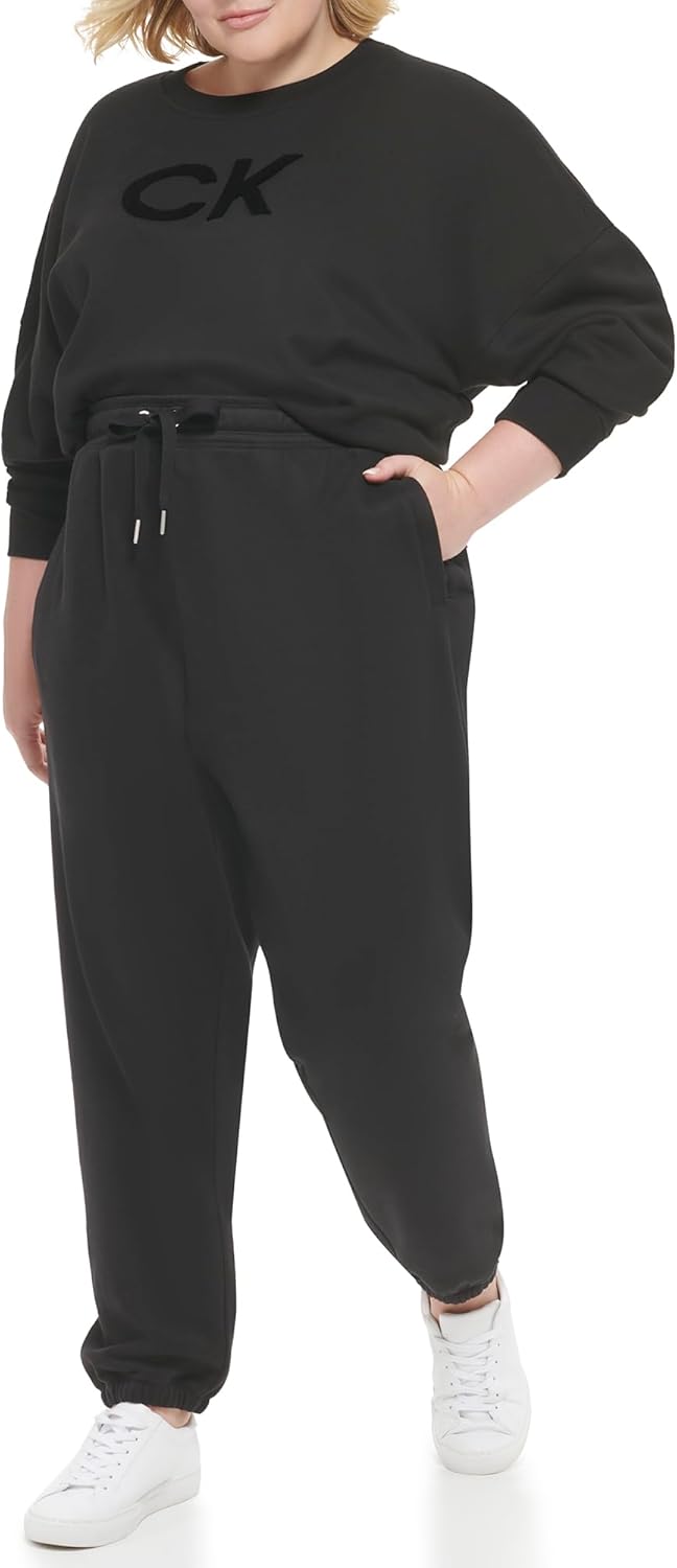 Женские брюки Calvin Klein Performance больших размеров с высокой талией и эластичными манжетами, Black
Женские брюки Calvin Klein Performance больших размеров с высокой талией и эластичными манжетами, Black