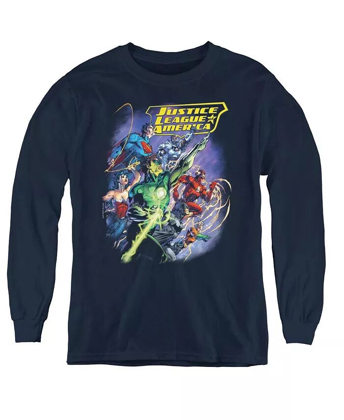 Длинные рукава свитшот Boys of America Youth Onward Justice League, синий
Длинные рукава свитшот Boys of America Youth Onward Justice League, синий