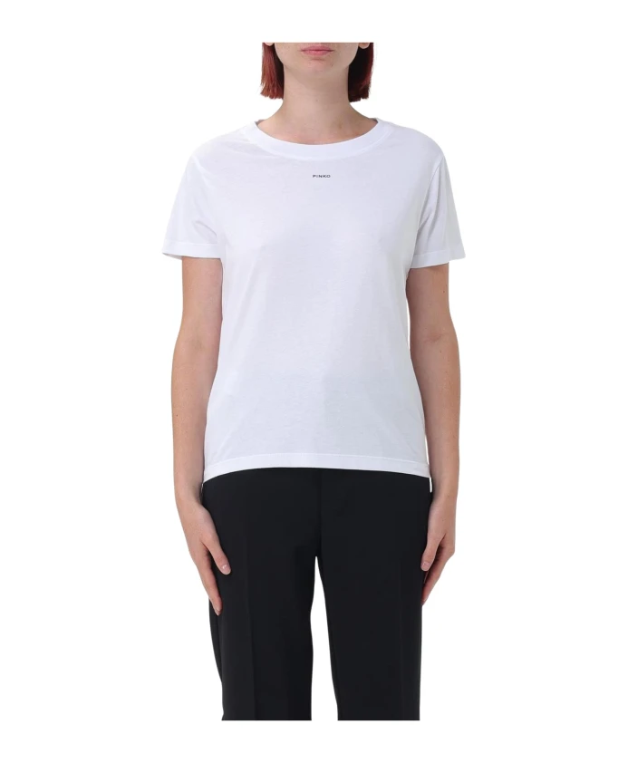 Элегантная футболка салатового цвета Pinko, белый
Элегантная футболка салатового цвета Pinko, белый