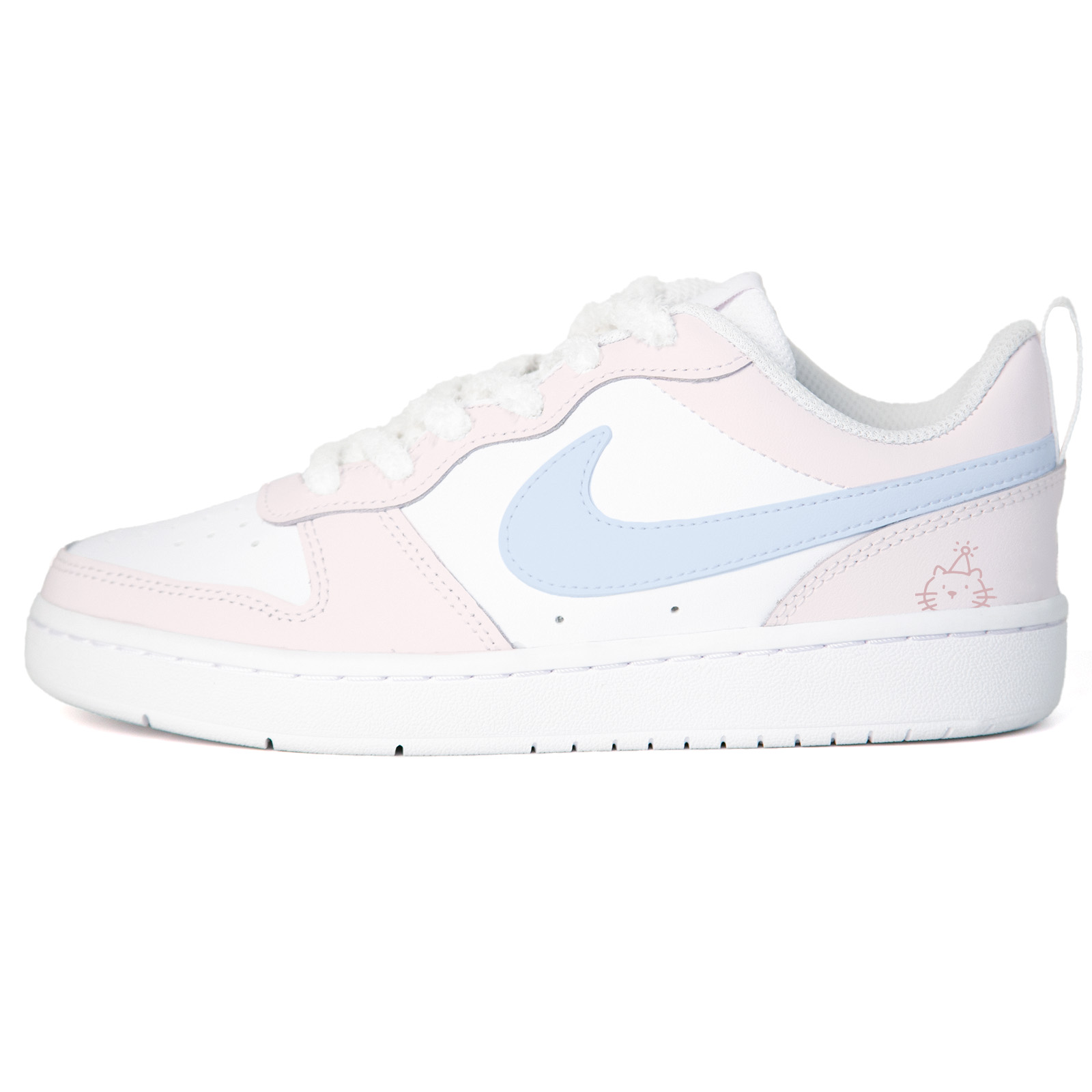 Court Borough Blue Cat устойчивые к истиранию низкие детские скейтбординг кроссовки unisex Nike, белый
Court Borough Blue Cat устойчивые к истиранию низкие детские скейтбординг кроссовки unisex Nike, белый