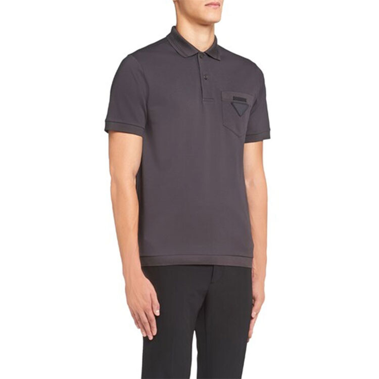Рубашка поло мужская темно-серая Prada, темно-серый
Рубашка поло мужская темно-серая Prada, темно-серый