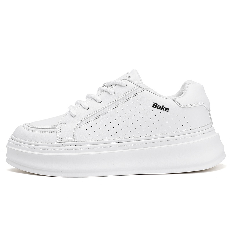 BAKE Легкие и износостойкие мужские скейтерские кеды лоу-топ белые, цвет White
BAKE Легкие и износостойкие мужские скейтерские кеды лоу-топ белые, цвет White