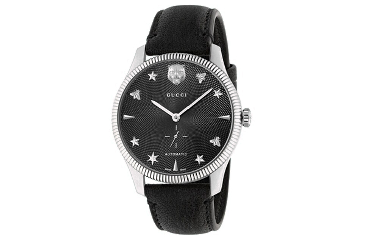GUCCI Часы G Timeless Collection с автоматическим механическим механизмом, кожаным ремешком, черным циферблатом 40 мм, мужские
GUCCI Часы G Timeless Collection с автоматическим механическим механизмом, кожаным ремешком, черным циферблатом 40 мм, мужские