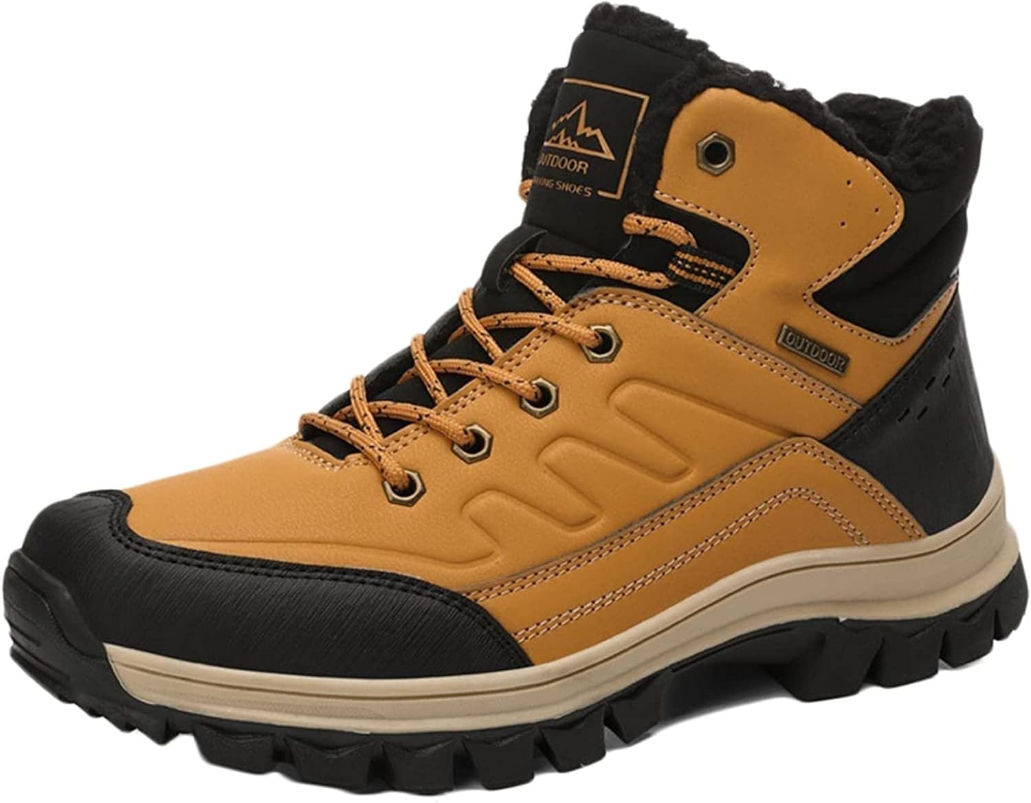 Мужские зимние ботинки Yiozoi, короткие снежные ботинки, повседневные, удобные, высокие, ветроустойчивые, с круглым носком, на шнуровке, для ходьбы, коричневый
Мужские зимние ботинки Yiozoi, короткие снежные ботинки, повседневные, удобные, высокие, ветроустойчивые, с круглым носком, на шнуровке, для ходьбы, коричневый