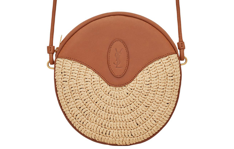 SAINT LAURENT Рафия с кожаной сумкой через плечо
SAINT LAURENT Рафия с кожаной сумкой через плечо