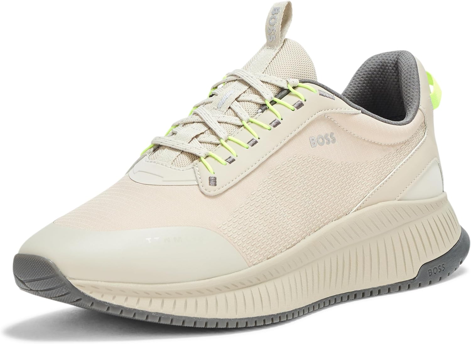 BOSS мужские современные кроссовки для бега с вязаной структурой, Stone Whisper
BOSS мужские современные кроссовки для бега с вязаной структурой, Stone Whisper