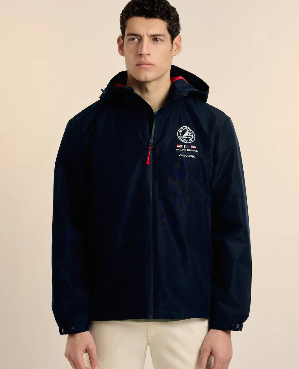 Мужская ветровка-плащ с капюшоном Valecuatro, темно-синий
Мужская ветровка-плащ с капюшоном Valecuatro, темно-синий
