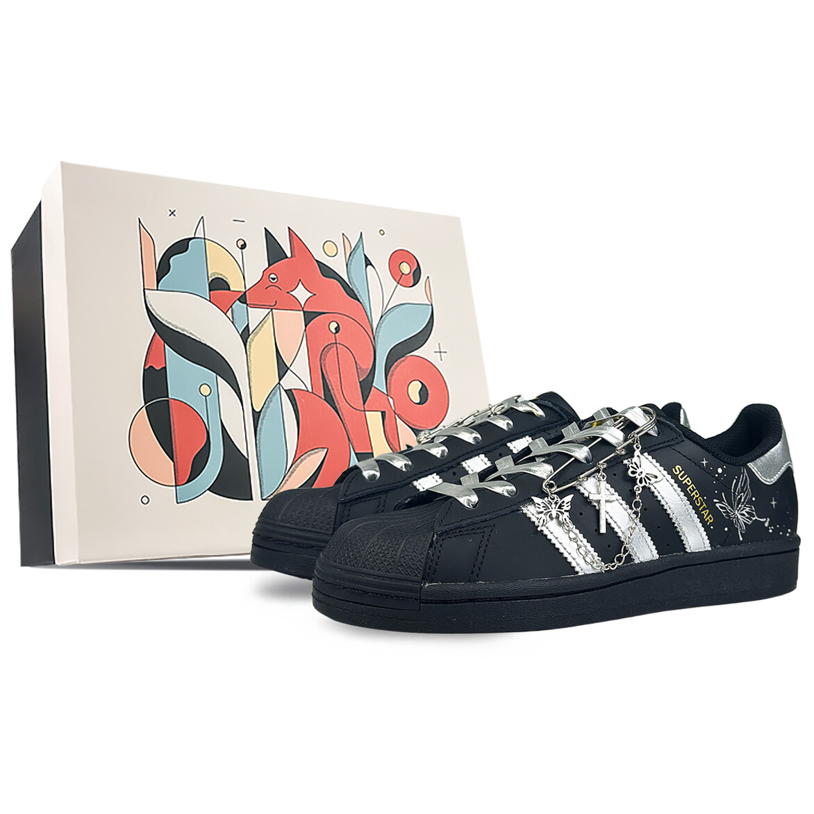 Кроссовки Adidas Originals Superstar J Kids' Skateboarding Shoes Grade School, черный
Кроссовки Adidas Originals Superstar J Kids' Skateboarding Shoes Grade School, черный