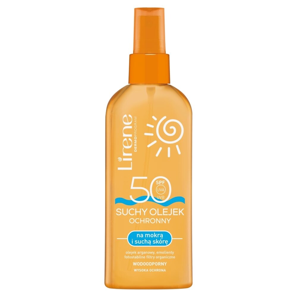 Lirene Dry солнцезащитное масло для влажной и сухой кожи SPF 50 150мл
Lirene Dry солнцезащитное масло для влажной и сухой кожи SPF 50 150мл