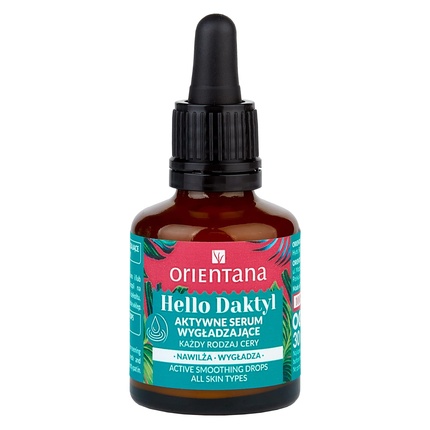 Разглаживающая сыворотка для лица Hello Dactyl с экстрактом финика, натуральная веганская легкая молочная эмульсия, уменьшает морщины и повышает упругость кожи для всех типов кожи, 30 мл, фермент финика и корейского женьшеня Orientana
Разглаживающая сыворотка для лица Hello Dactyl с экстрактом финика, натуральная веганская легкая молочная эмульсия, уменьшает морщины и повышает упругость кожи для всех типов кожи, 30 мл, фермент финика и корейского женьшеня Orientana