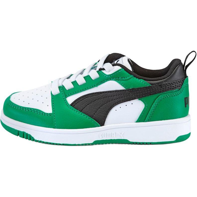 Rebound V6 Lo амортизационные низкие детские скейтборд кроссовки PUMA, белый
Rebound V6 Lo амортизационные низкие детские скейтборд кроссовки PUMA, белый