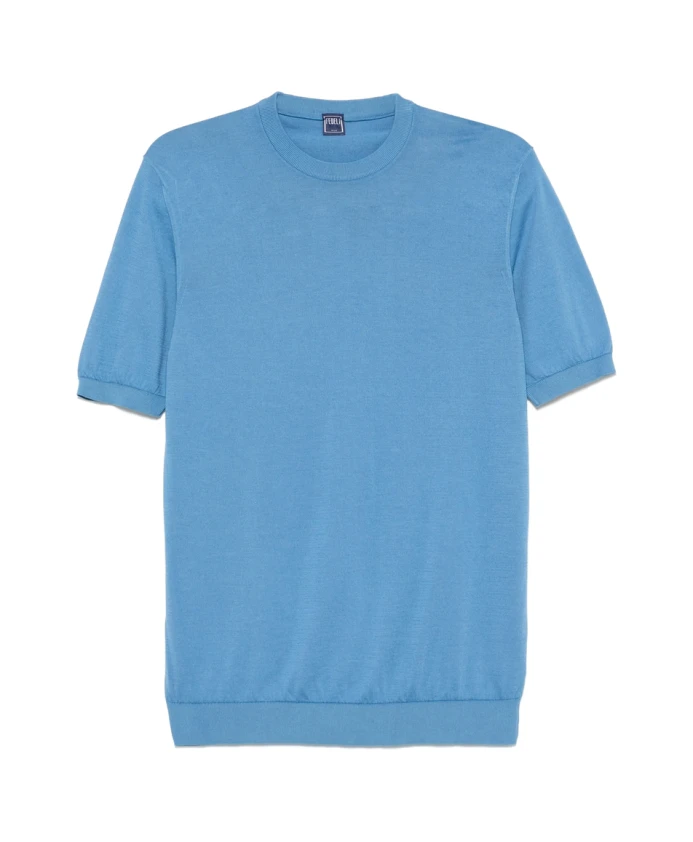 Футболка с круглым вырезом лазурно-голубого цвета Fedeli, синий
Футболка с круглым вырезом лазурно-голубого цвета Fedeli, синий