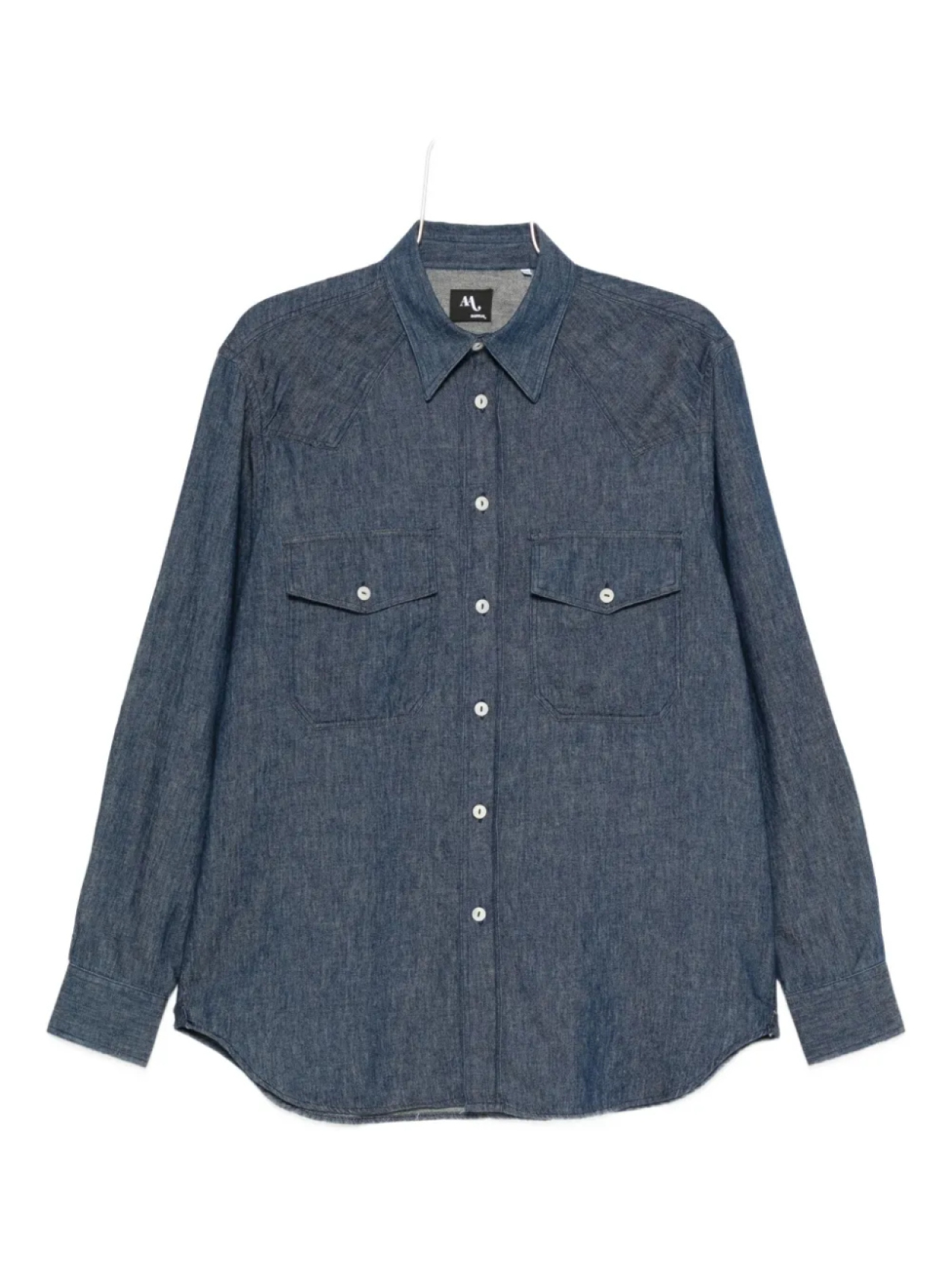 Джинсовая рубашка Doppiaa с двумя карманами, синий
Джинсовая рубашка Doppiaa с двумя карманами, синий