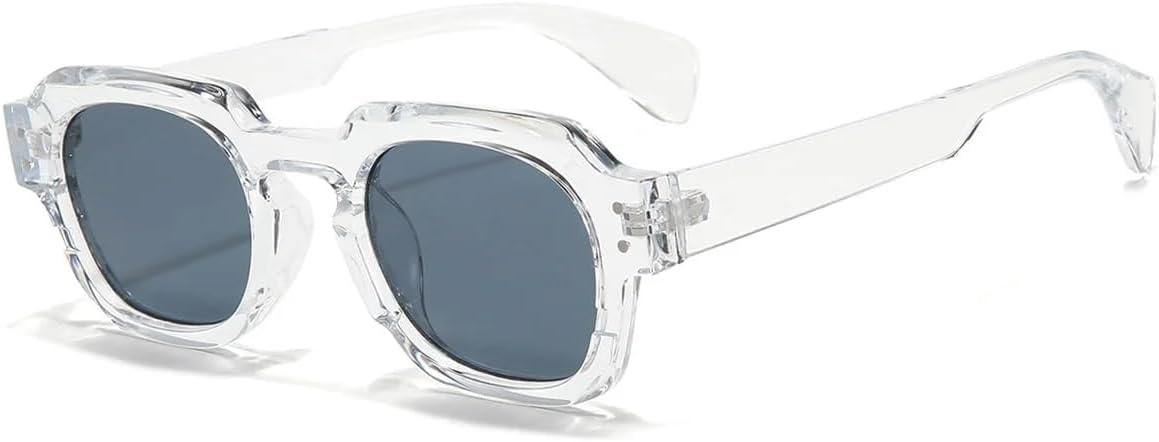 Солнцезащитные очки для мужчин и женщин - защита UV400 - прозрачные линзы, оправа с заклепками в стиле панк, для занятий спортом на открытом воздухе и вождения DSVIGF, Transparent
Солнцезащитные очки для мужчин и женщин - защита UV400 - прозрачные линзы, оправа с заклепками в стиле панк, для занятий спортом на открытом воздухе и вождения DSVIGF, Transparent