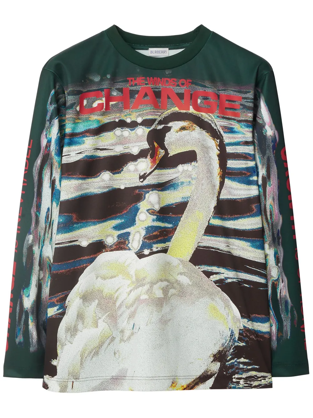 Футболка с длинными рукавами и графичным принтом BURBERRY, зеленый
Футболка с длинными рукавами и графичным принтом BURBERRY, зеленый
