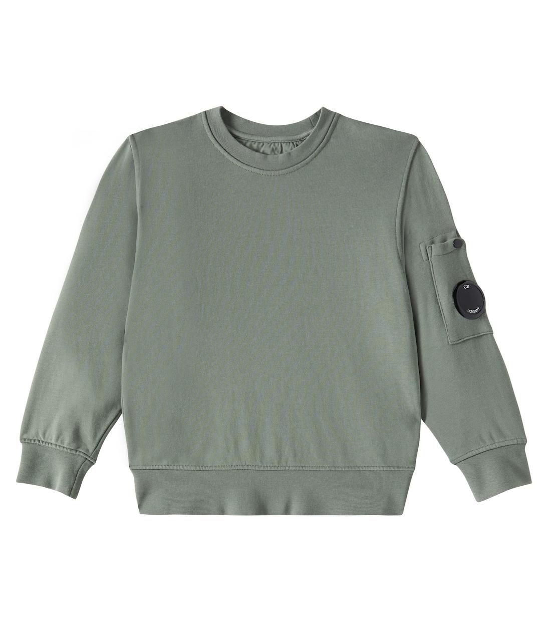 Толстовка из хлопкового флиса с линзами C.P. Company Kids, Military Green
Толстовка из хлопкового флиса с линзами C.P. Company Kids, Military Green