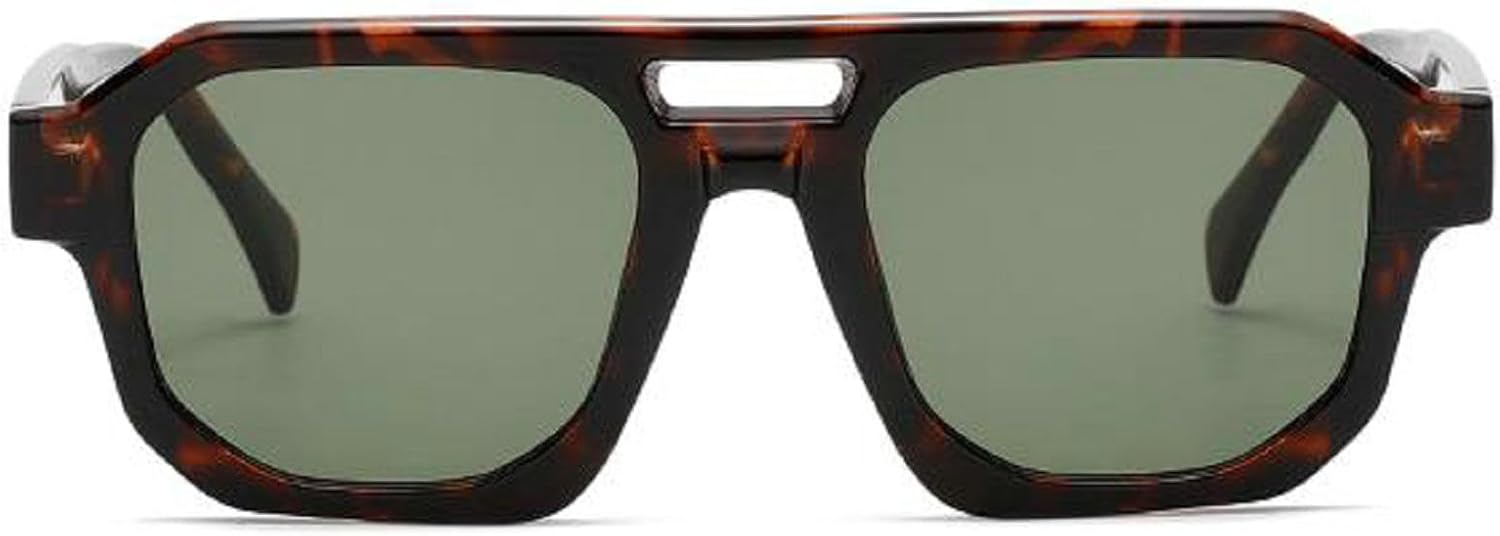 Ретро солнцезащитные очки с двойной перемычкой для женщин, многоугольные, квадратные, модные, сине-фиолетовые, мужские солнцезащитные очки с защитой от УФ-излучения UV400 mincl, Leopard Green
Ретро солнцезащитные очки с двойной перемычкой для женщин, многоугольные, квадратные, модные, сине-фиолетовые, мужские солнцезащитные очки с защитой от УФ-излучения UV400 mincl, Leopard Green