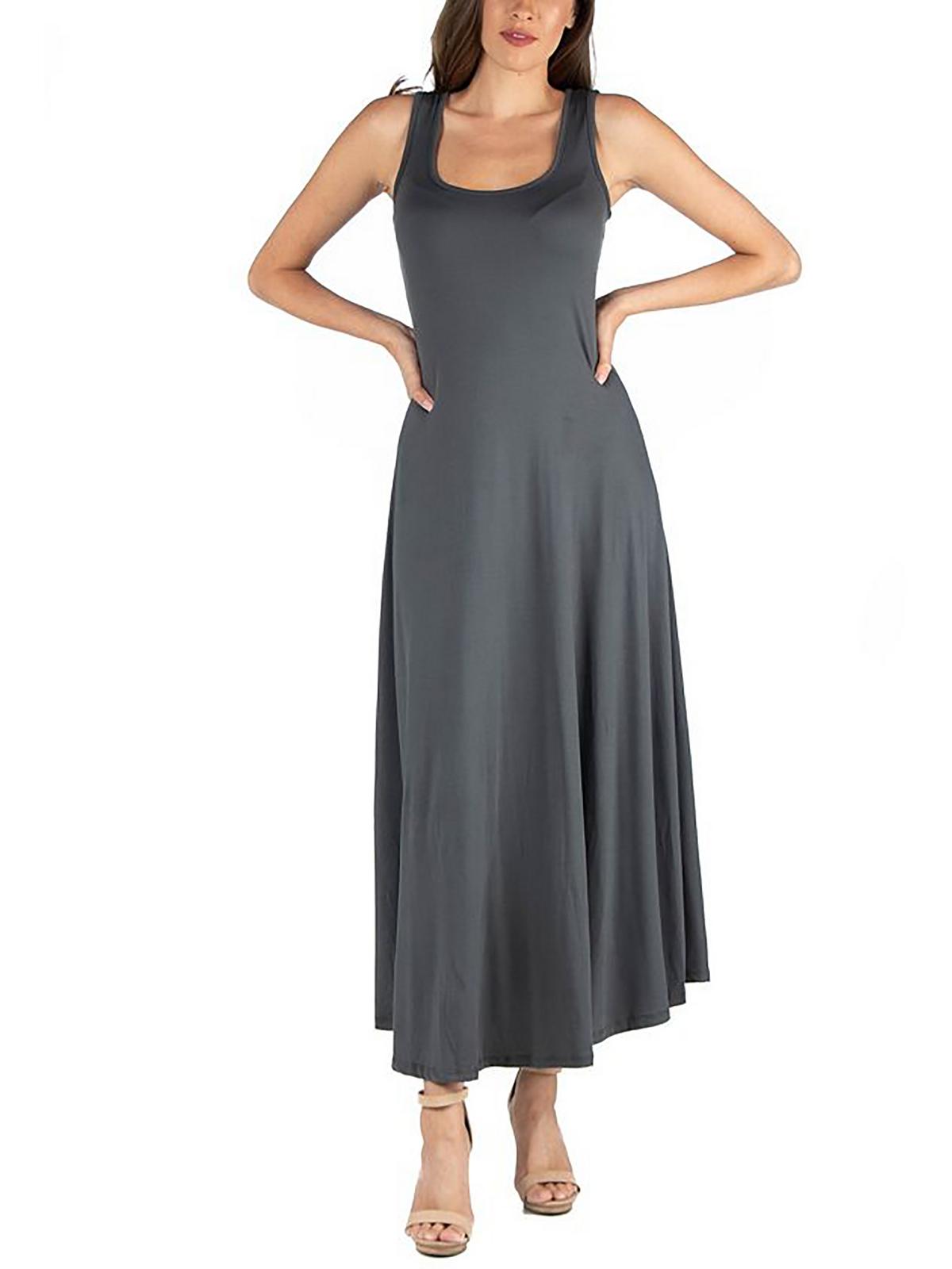 Длинное макси-платье без рукавов для женщин Plus 24seven Comfort Apparel, цвет charcoal
Длинное макси-платье без рукавов для женщин Plus 24seven Comfort Apparel, цвет charcoal