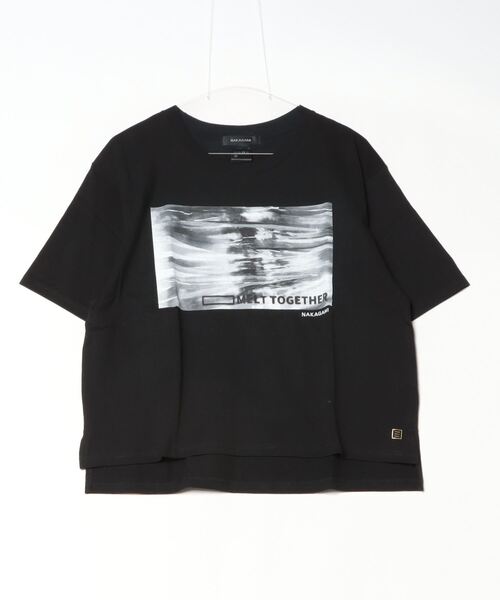 Футболка, монохромная NAKAGAMI, черная
Футболка, монохромная NAKAGAMI, черная