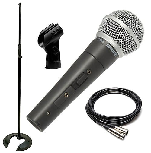 Динамический вокальный микрофон Shure SM58S Handheld Cardioid Dynamic Microphone with On / Off Switch
Динамический вокальный микрофон Shure SM58S Handheld Cardioid Dynamic Microphone with On / Off Switch