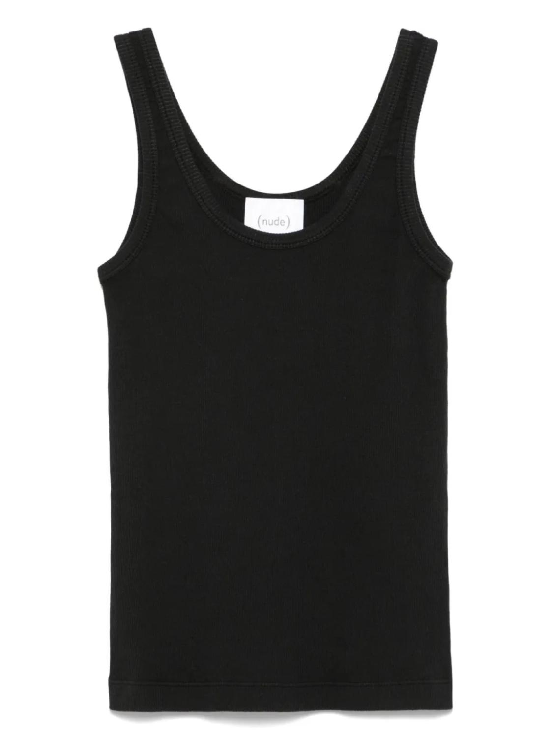 Майка с вышитым логотипом Nude, черный
Майка с вышитым логотипом Nude, черный