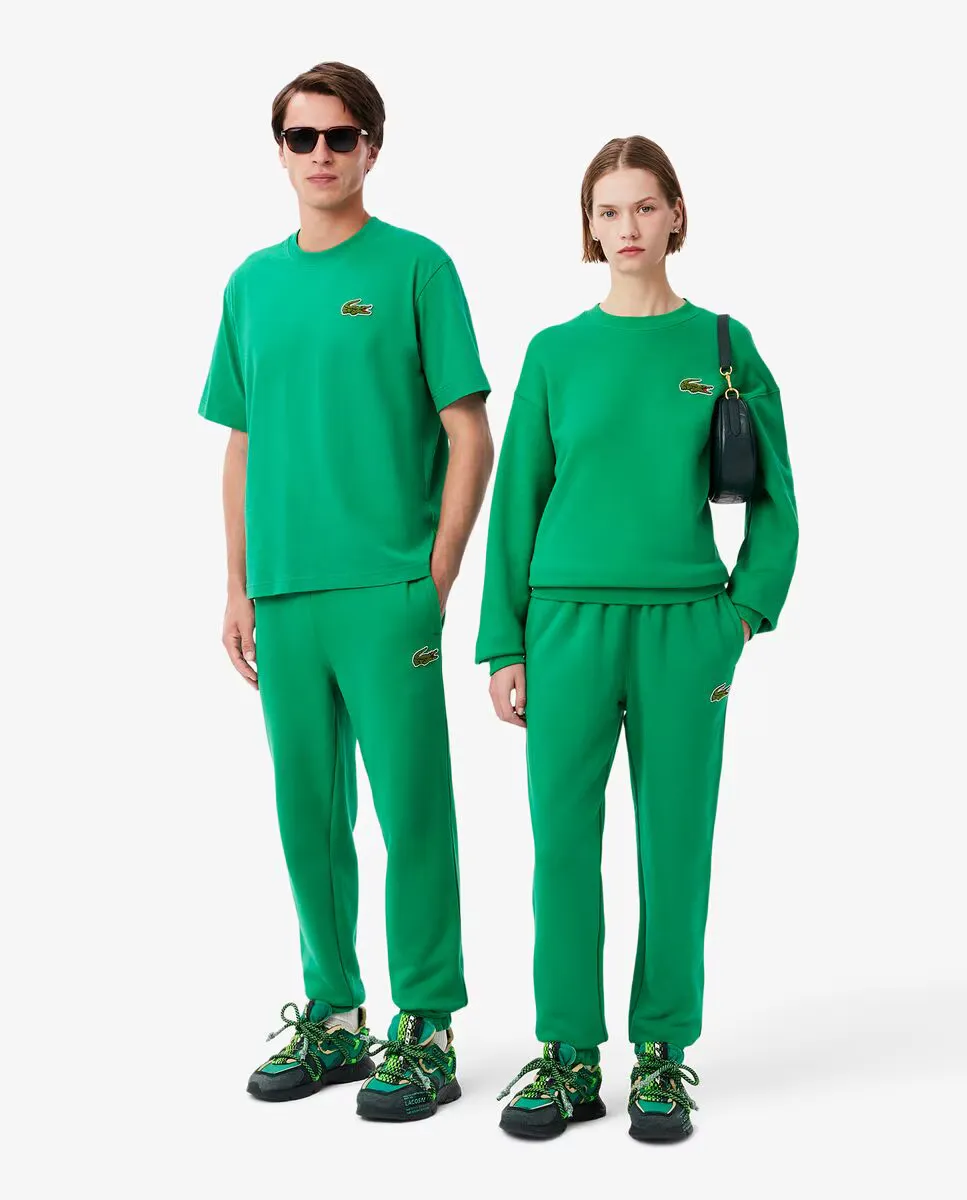 Хлопковые спортивные брюки унисекс Lacoste, зеленый
Хлопковые спортивные брюки унисекс Lacoste, зеленый