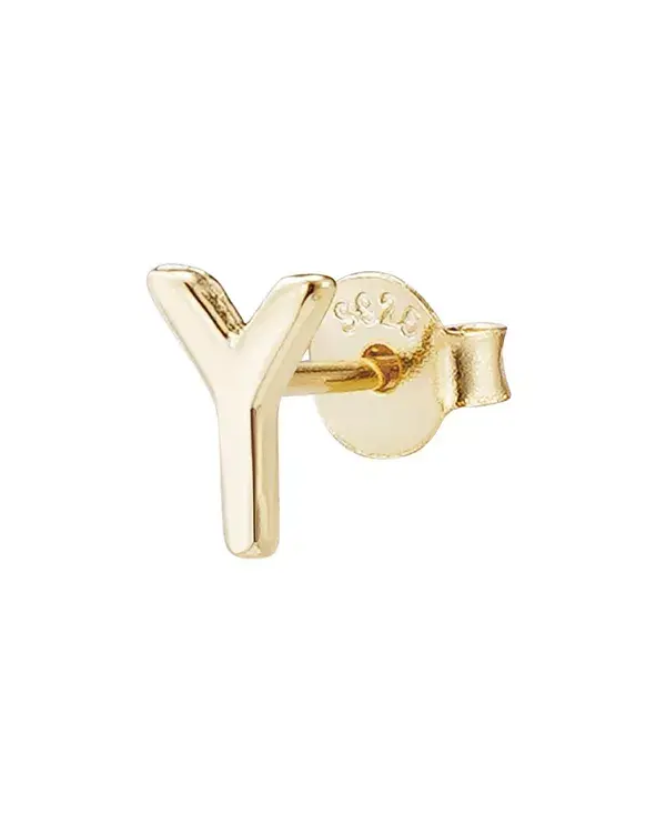 Серьга-Гвоздик с инициалом из стерлингового серебра 925 пробы, 14 карат Adornia Fine, gold-y
Серьга-Гвоздик с инициалом из стерлингового серебра 925 пробы, 14 карат Adornia Fine, gold-y