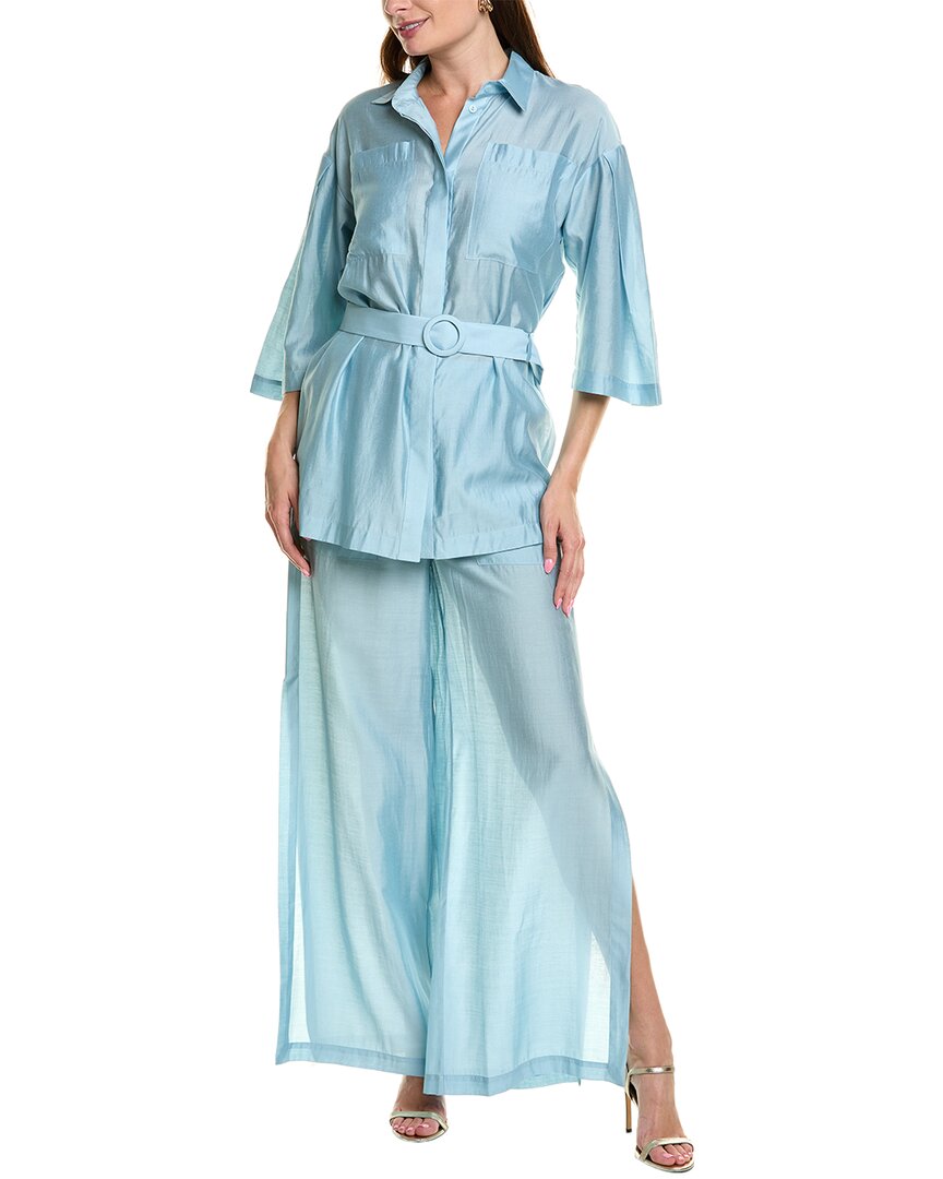 BGL Комплект из блузки и брюк, синий
BGL Комплект из блузки и брюк, синий