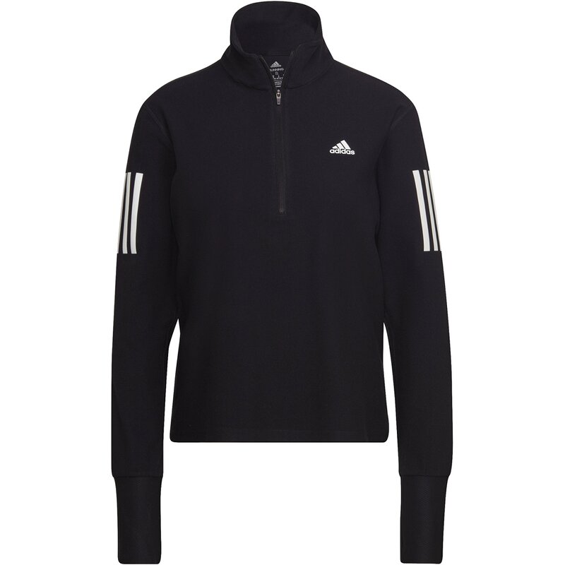 Толстовка Own the Run с застежкой-молнией 1/2 для бега Adidas, черный
Толстовка Own the Run с застежкой-молнией 1/2 для бега Adidas, черный