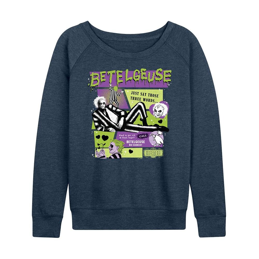 Женский легкий свитшот из френч терри Beetlejuice 2 Betelgeuse Licensed Character, цвет Heather Blue
Женский легкий свитшот из френч терри Beetlejuice 2 Betelgeuse Licensed Character, цвет Heather Blue