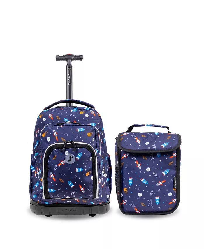 Рюкзак на колесах Lollipop 16" для мальчиков с термосумкой для обеда J World, синий
Рюкзак на колесах Lollipop 16" для мальчиков с термосумкой для обеда J World, синий