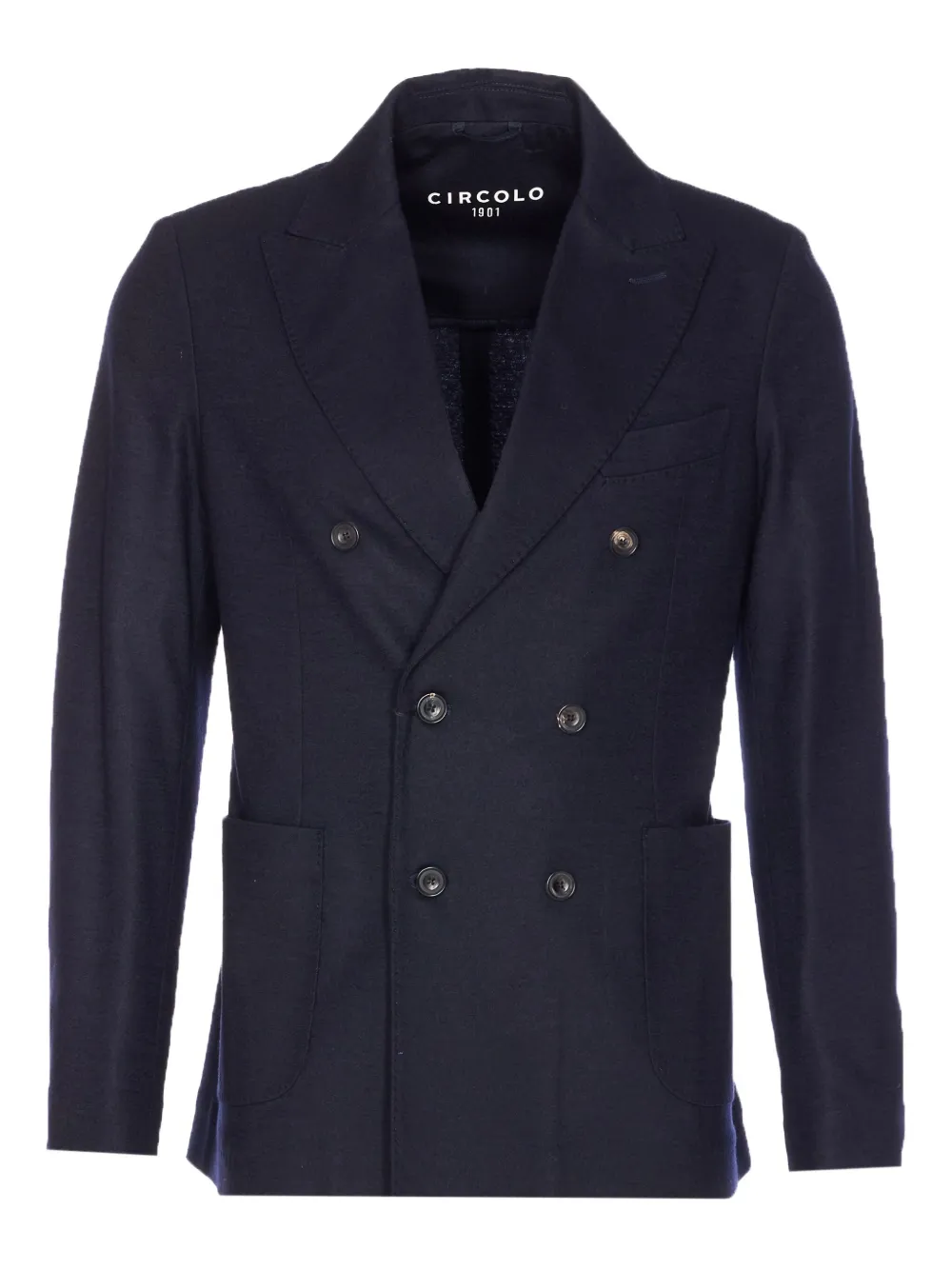 Двубортный пиджак Circolo 1901, синий
Двубортный пиджак Circolo 1901, синий