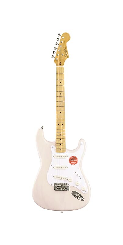 Электрогитара Squier Classic Vibe '50s Stratocaster Electric Guitar, with Maple Fingerboard, White Blonde 
Электрогитара Squier Classic Vibe '50s Stratocaster Electric Guitar, with Maple Fingerboard, White Blonde