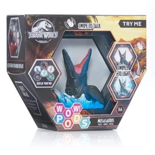 Wow Gear PODS - Коллекция Jurassic World - Mosasaurus (SFX) - Коллекционная фигурка со световыми, звуковыми эффектами и датчиком движения (Deqube 918JUR100503)
Wow Gear PODS - Коллекция Jurassic World - Mosasaurus (SFX) - Коллекционная фигурка со световыми, звуковыми эффектами и датчиком движения (Deqube 918JUR100503)