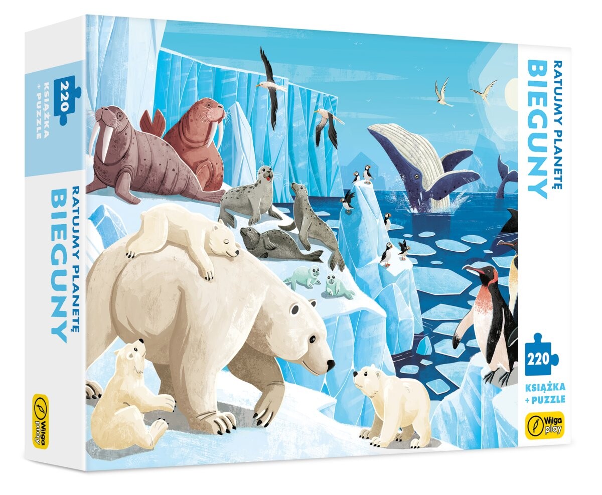 Вильга Игра, Головоломка, Поляки. Книга Спасем планету, 220 шт. Wilga Play
Вильга Игра, Головоломка, Поляки. Книга Спасем планету, 220 шт. Wilga Play