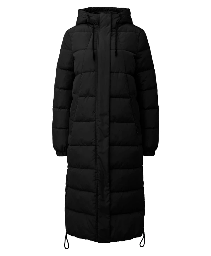 Длинное стеганое пальто с капюшоном S.Oliver, черный
Длинное стеганое пальто с капюшоном S.Oliver, черный