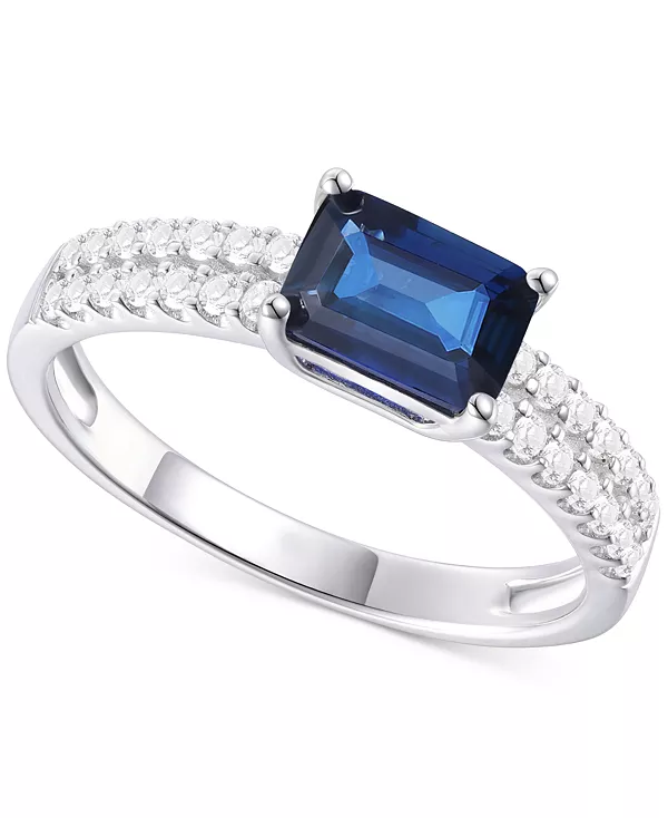 Кольцо с двумя рядами рубинов (1 карат) и бриллиантов (1/4 карата) из 14-каратного золота (также с изумрудами и сапфирами) Macy'S, sapphire
Кольцо с двумя рядами рубинов (1 карат) и бриллиантов (1/4 карата) из 14-каратного золота (также с изумрудами и сапфирами) Macy'S, sapphire