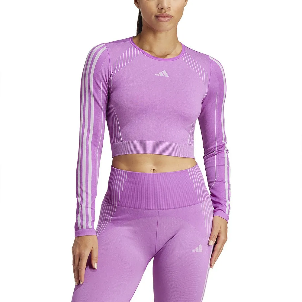 Футболка adidas Knit long sleeve, фиолетовый
Футболка adidas Knit long sleeve, фиолетовый