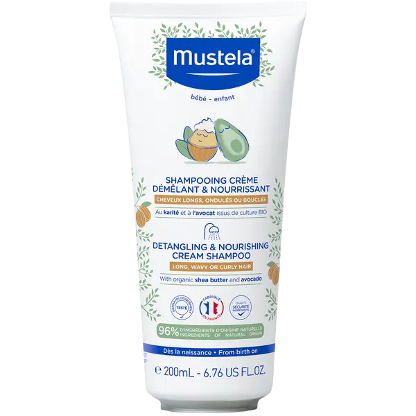 Питательный шампунь, помогающий распутать волосы, 200 мл. Mustela Skóra normalna
Питательный шампунь, помогающий распутать волосы, 200 мл. Mustela Skóra normalna