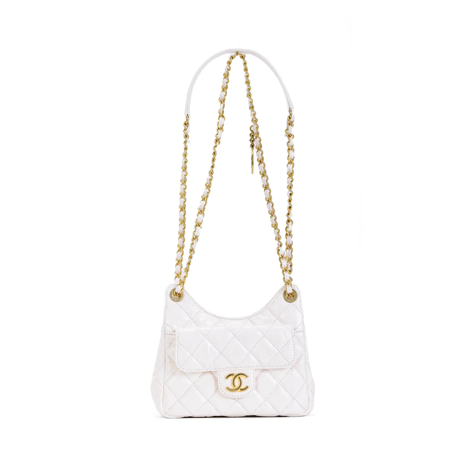 HOBO Кожаная сумка-хобо, Плечевая сумка, Маленькая женская сумка через плечо белая CHANEL
HOBO Кожаная сумка-хобо, Плечевая сумка, Маленькая женская сумка через плечо белая CHANEL
