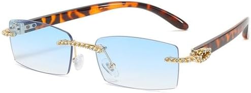 Модные солнцезащитные очки без оправы прямоугольной формы 2026 года для мужчин и женщин. Стильные панк-очки, защита от ультрафиолета UV400, градиентные линзы MTZJH, Leopard-blue
Модные солнцезащитные очки без оправы прямоугольной формы 2026 года для мужчин и женщин. Стильные панк-очки, защита от ультрафиолета UV400, градиентные линзы MTZJH, Leopard-blue