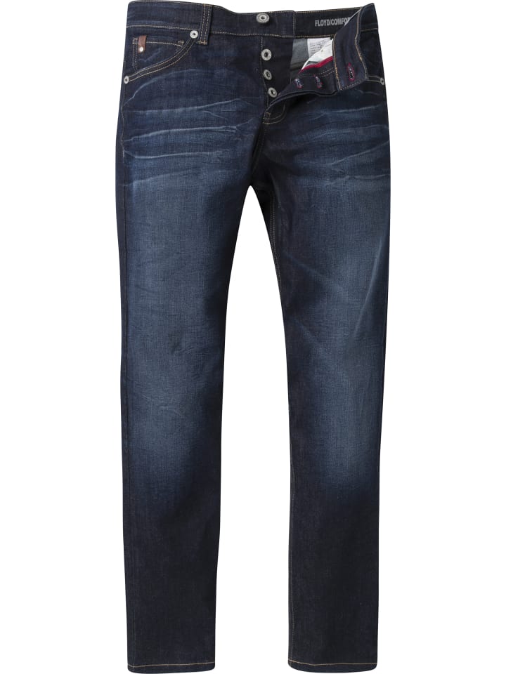 Джинсы комфортного кроя темно-синего цвета Bruno Banani
Джинсы комфортного кроя темно-синего цвета Bruno Banani