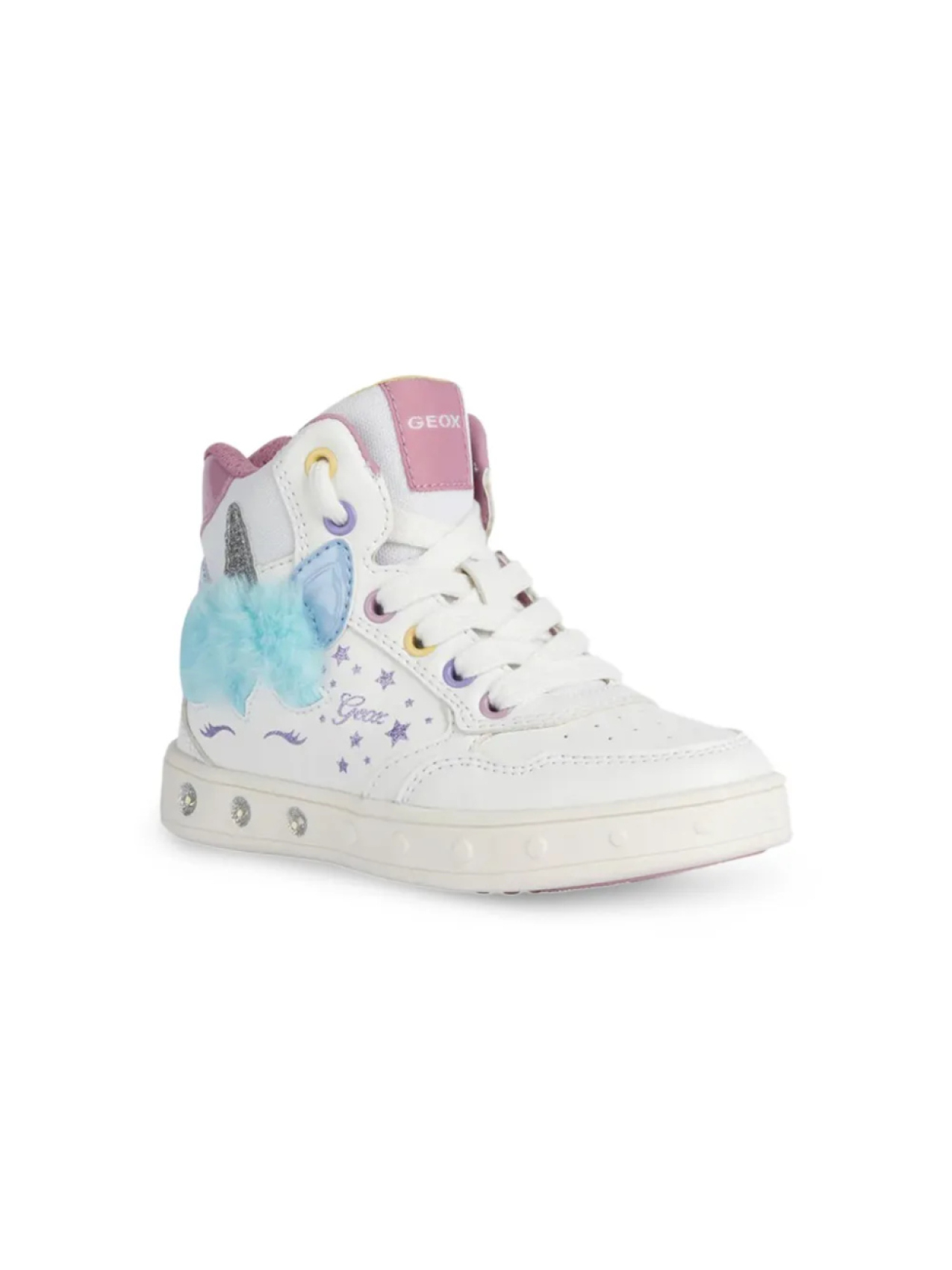 Высокие кеды Skylin Unicorn Geox Kids, белый
Высокие кеды Skylin Unicorn Geox Kids, белый