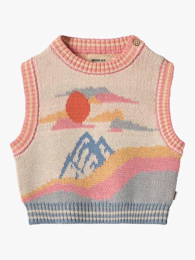 Детский хлопковый жаккардовый безрукавный жилет WHEAT, Multi
Детский хлопковый жаккардовый безрукавный жилет WHEAT, Multi