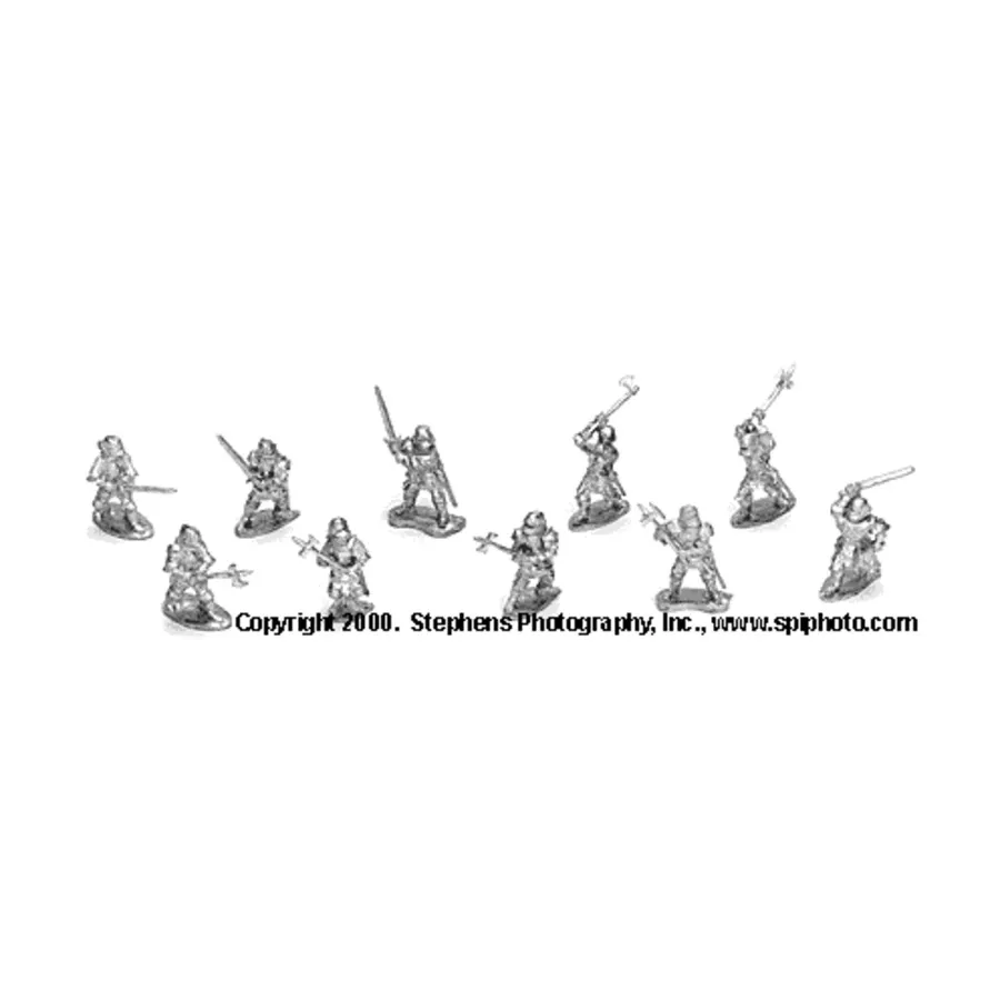 Рыцари с различным оружием – спешенные, Middle Ages - War of the Roses (25mm)
Рыцари с различным оружием – спешенные, Middle Ages - War of the Roses (25mm)