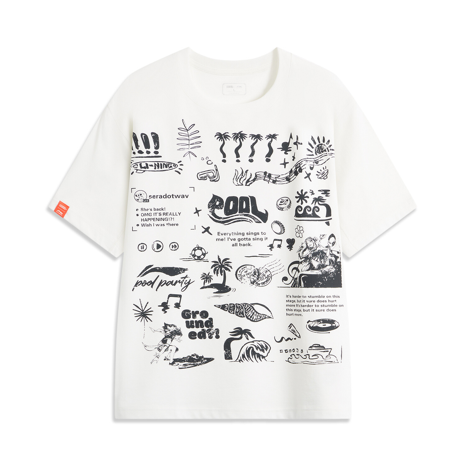 Футболка Sports Life Collection унисекс белая Lining, белый
Футболка Sports Life Collection унисекс белая Lining, белый