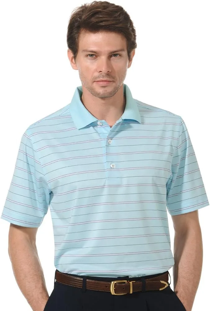 Мужская поло Monterey Club Lisle Block Stripe Texture
Мужская поло Monterey Club Lisle Block Stripe Texture